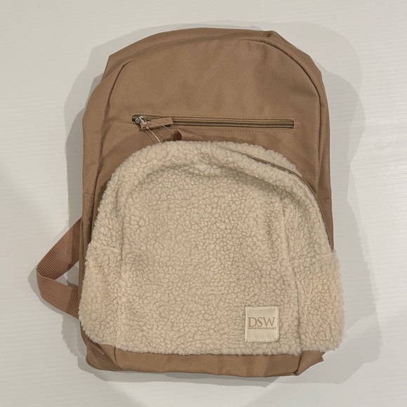 DSW Handbags - DSW Brown and Cream Backpack NWT